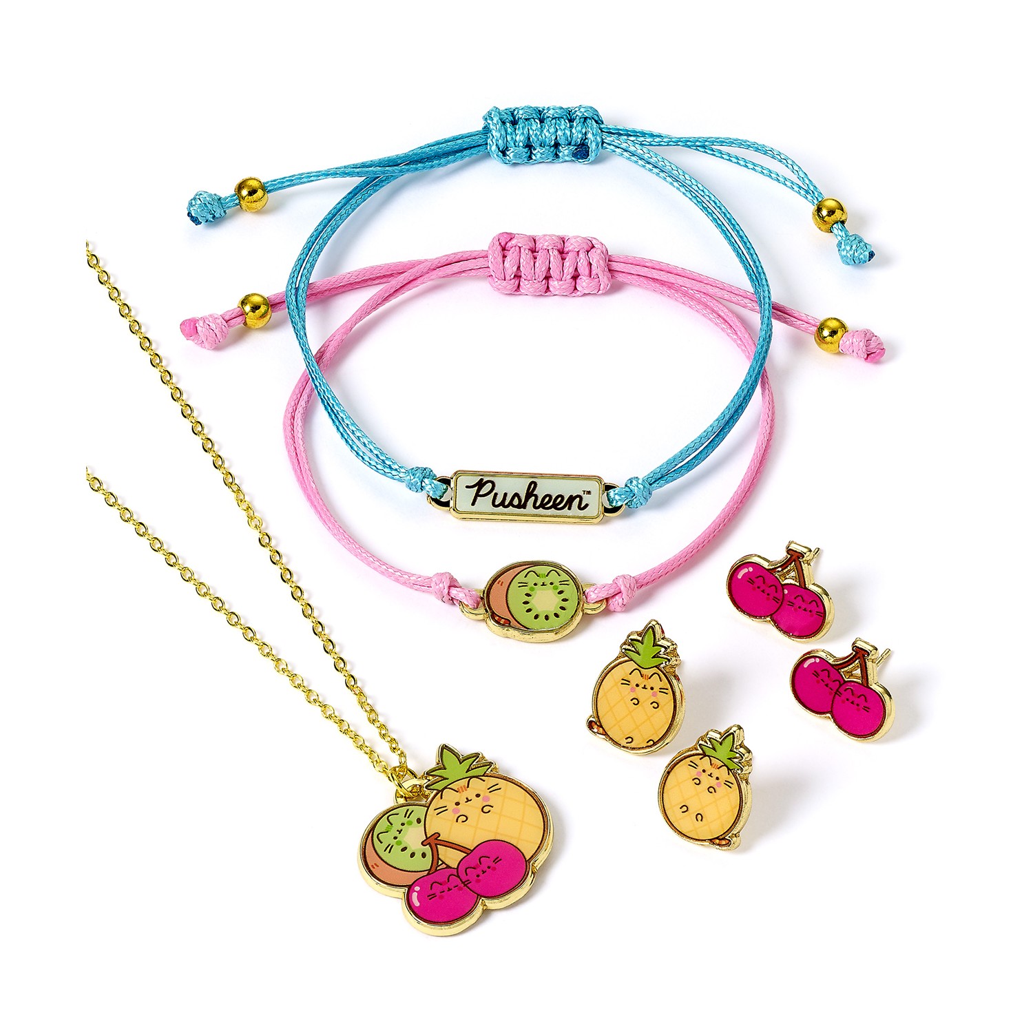 Carat Shop Pusheen – The Cat Fruits Themed Jewellery Set (PTCJS116)